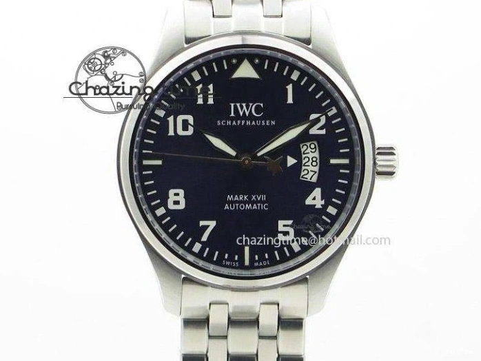 MIROTIME 0504 Big Pilot IW329701 M+F 1:1 Best Edition Black Dial on Brown Leather Strap MY RelaxedFit 7005